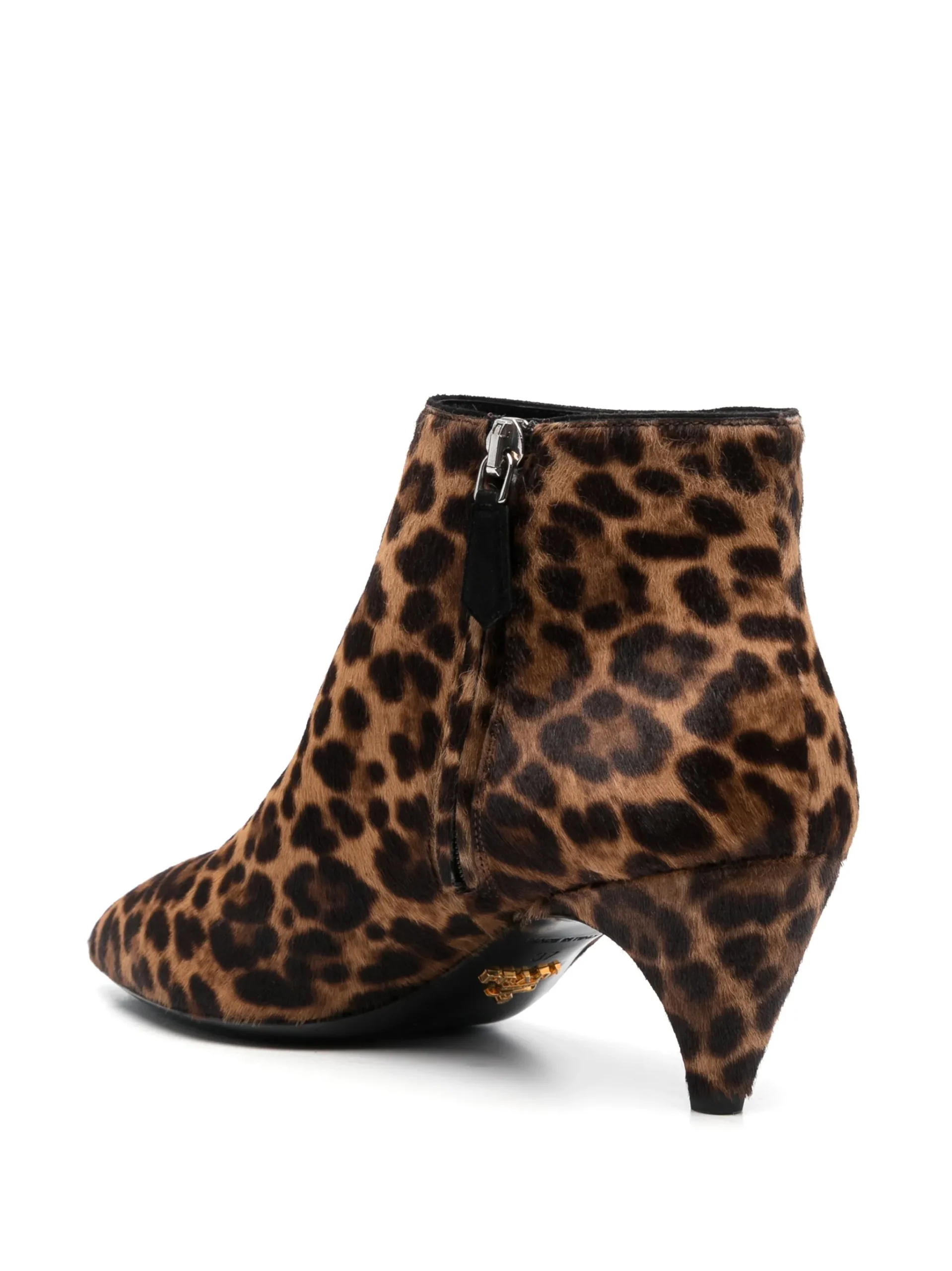 Prada 60mm leopard-print boots - Görsel 3