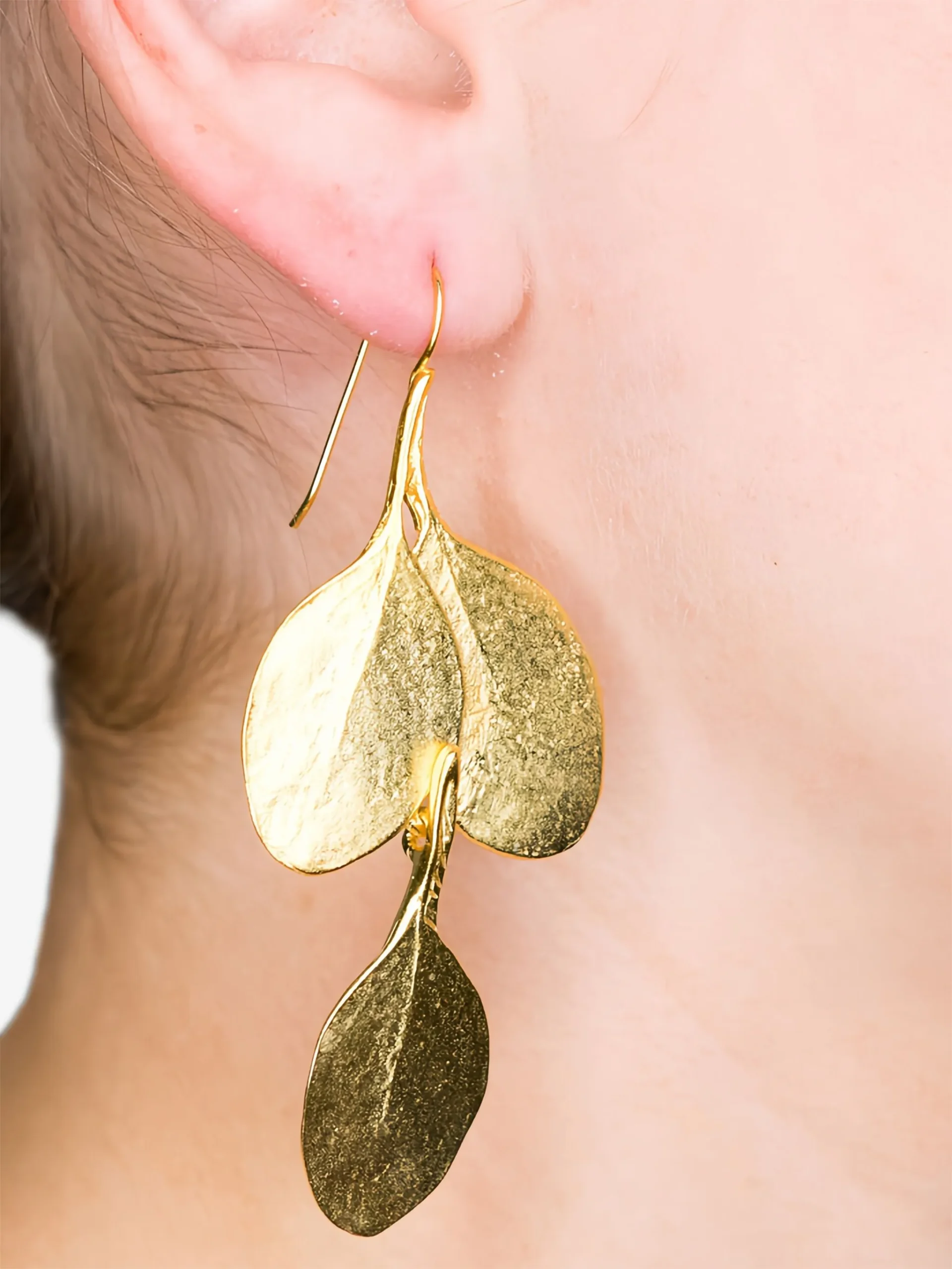 Kenneth Jay Lane Leaf earrings - Görsel 2