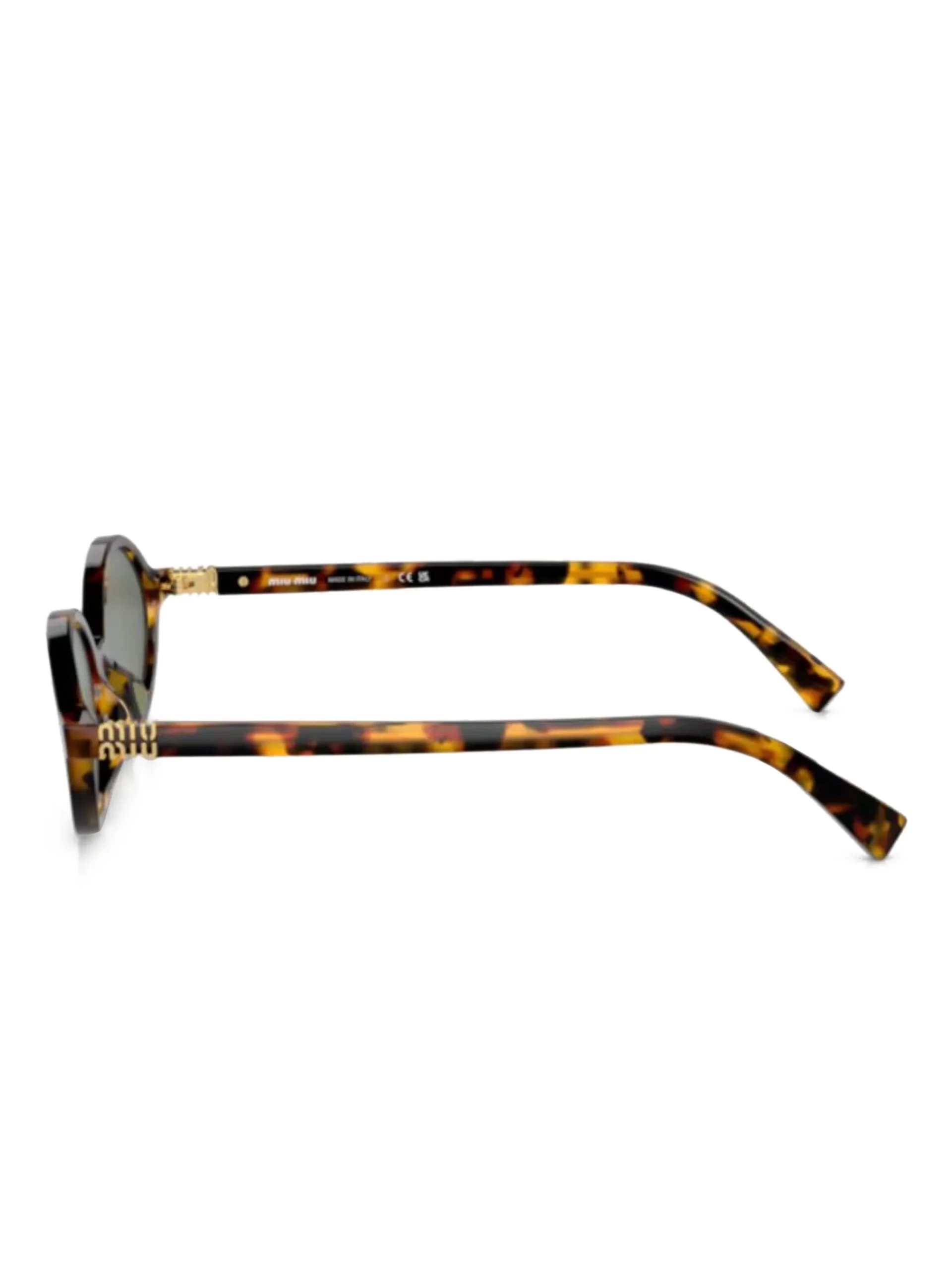 Miu Miu Eyewear logo-lettering sunglasses - Görsel 3