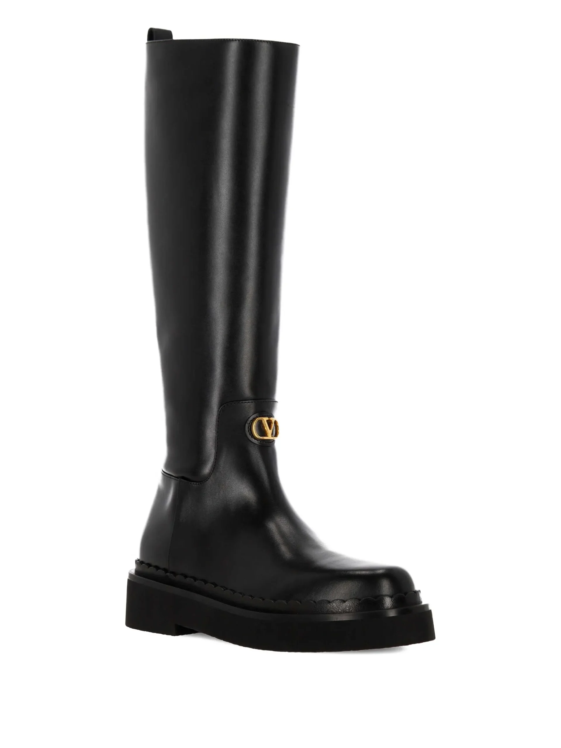 Valentino Garavani VLogo Signature leather boots - Görsel 2