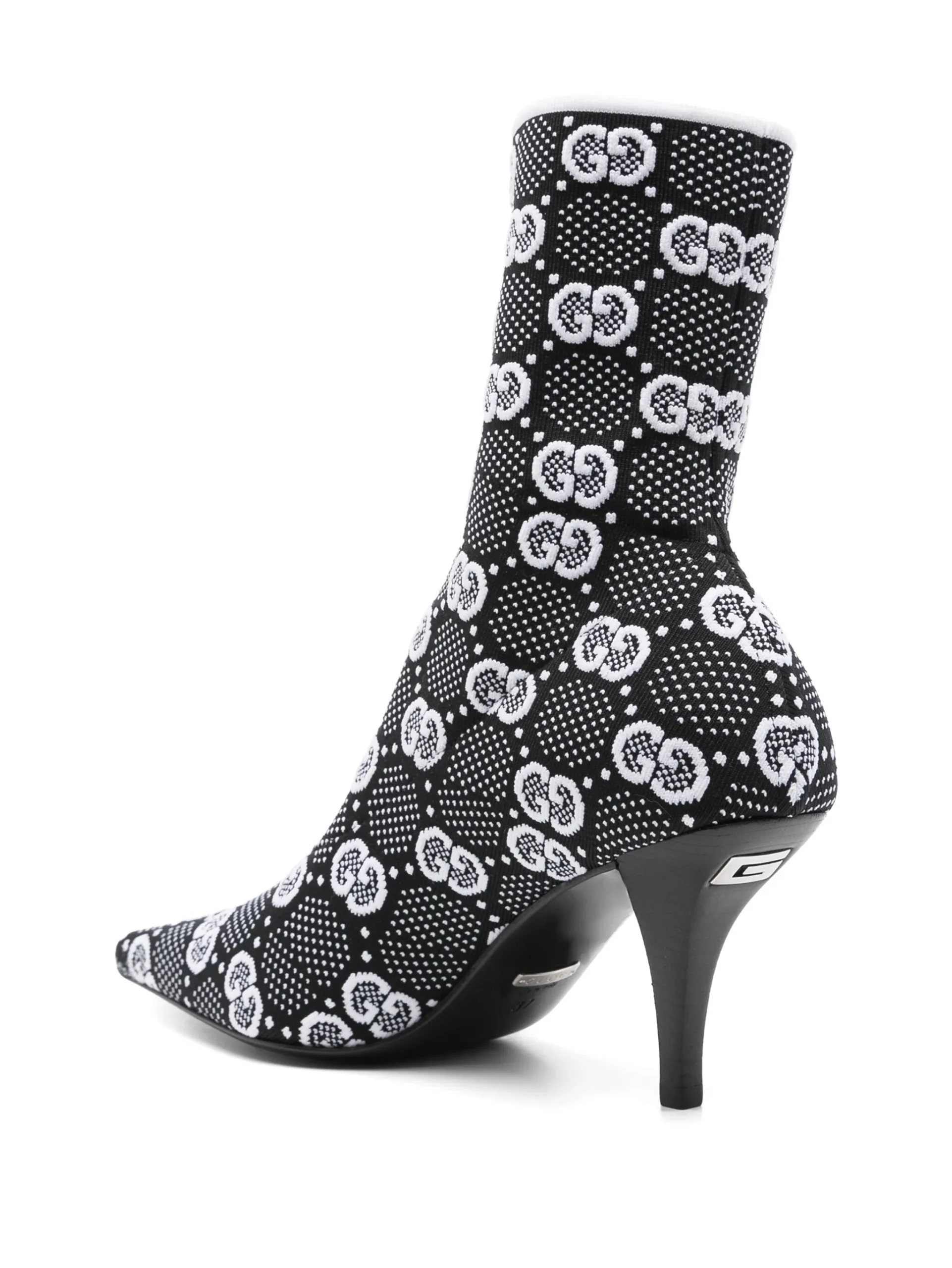 Gucci 75mm Interlocking G knit boots - Görsel 3