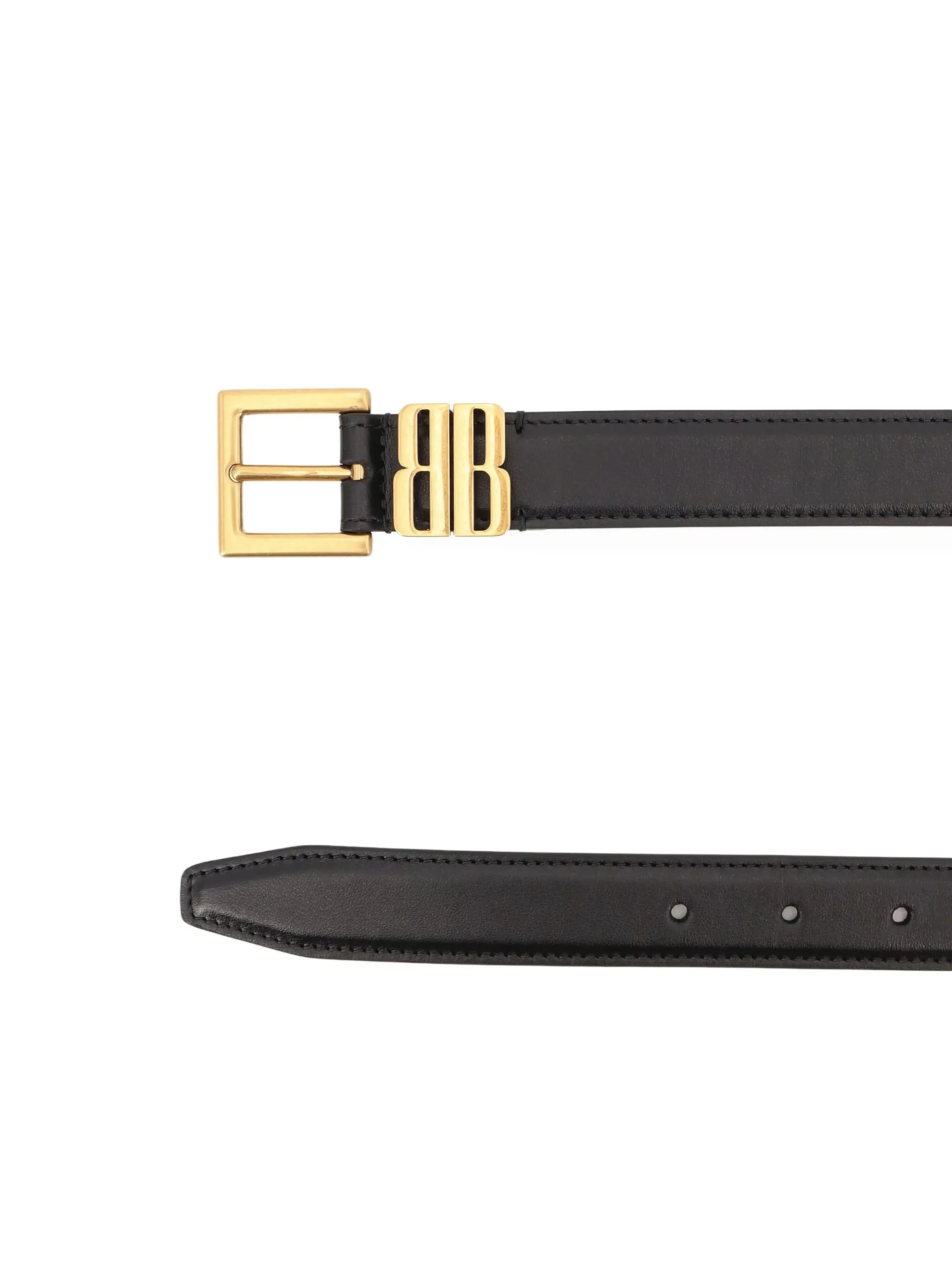 Balenciaga BB editor buckle belt - Görsel 2